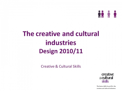 Cover: The Creative and Cultural Industries