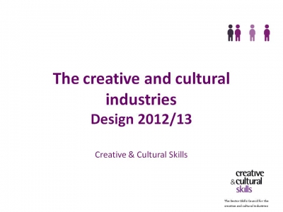 Cover: The Creative and Cultural Industries