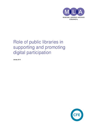 Role of Libraries in Supporting and Promoting Digital Participation
