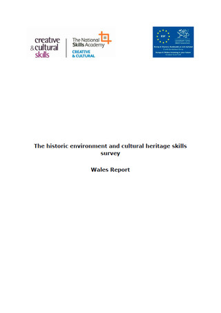 The Historic Environment and Cultural Heritage Skills Survey - Wales Report